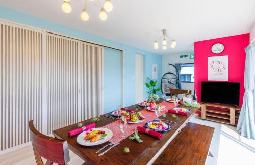 Sumuide House | 屋我地島 平屋1棟貸し BBQ可 最大8名 古宇利島まで車7分 ファミリにーにおすすめ Marilyn house sumuide