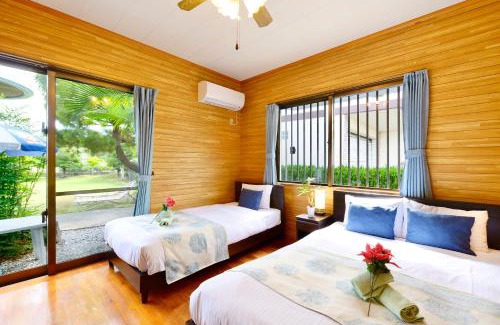 Kadena-cho House | 広い庭付きBBQ可,残波ビーチまで車で5分,最大人数11名 Ns garden