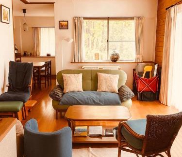 Nasu House | 森の中で仲間や家族とゆっくり過ごせる温泉付コテージ 会員制別荘地で広大なプライベート空間 ペット可 那須高原りんどうハウス