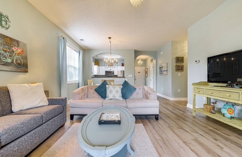 North Myrtle Beach Apartment | 3 Mi to Beach: North Myrtle Beach Condo w/Patio!