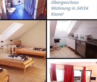 Niederzwehren Apartment | 80m2 Obergeschoss Wohnung mit Balkon in Kassel