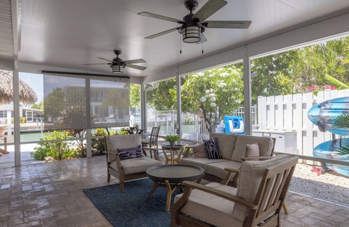 Key Colony Beach House | A piece of paradise! Adorable 2 bedroom, 2 bathroom canal front half duplex