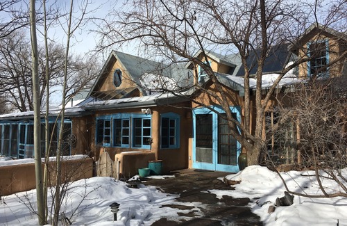 Taos House | An Elegant Taos Adobe under the Trees