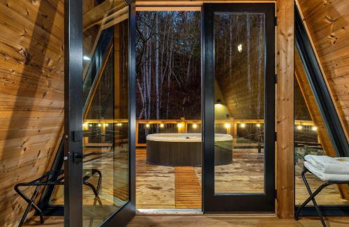 Sevierville House | An Escape to the Forest, A Smoky Mountain A-Frame Cabin, Couple's Romantic Get-away!