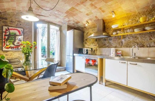 Barri Vell Apartment | Apartamento Baños Arabes con jardín