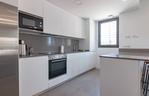 Torre del Mar Apartment | Apartment 'Beachfront 034' with Sea View, Wi-Fi and Air Conditioning