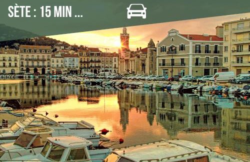 Frontignan Apartment | Appartement Le Vauban - 40m2 à Frontignan Plage - À 200m de la Plage - 15 min de Sète