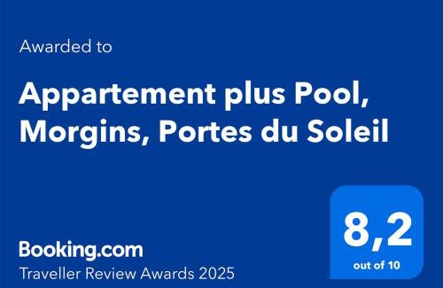 Morgins Apartment | Appartement plus Pool, Morgins, Portes du Soleil