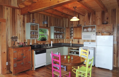 Sylva Cabin | Balsam Mountain Cabin with waterfalls and a great year round view