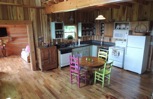 Sylva Cabin | Balsam Mountain Cabin with waterfalls and a great year round view
