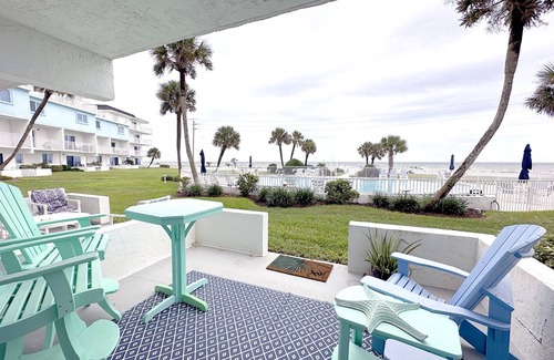 Flagler Beach Condo | Beachfront Paradise! Private location between Flagler Beach and Ormond Beach.