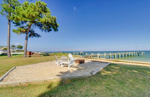 Point Lookout House | Beachy Maryland A-Frame Steps to Chesapeake Bay!