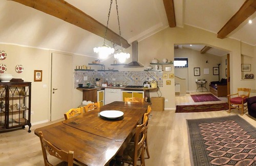 Lake Bracciano Villa | Breathtaking view of the lake and castle surrounded by holm oaks and oaks