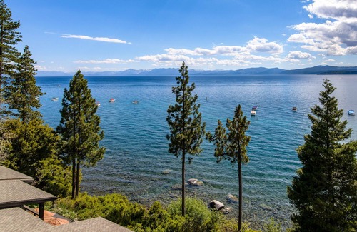 Brockway Condo | Brockway Springs Getaway w/ Pool, Balcony & Stunning Lake Views