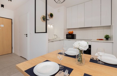 Zaspa Apartment | Browar Gdański Free Parking by Renters