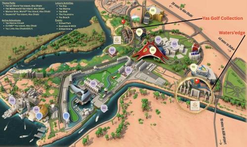 Abu Dhabi Apartment | Canal-view 1br Balcony Pool Near F1 & Parks