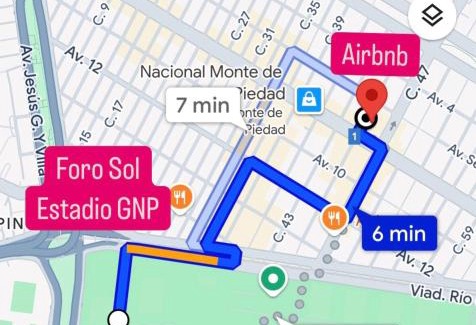 Venustiano Carranza Apartment | Cerca Foro Sol GNP y Aeropuerto