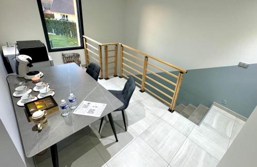 Hundsbach House | Chambre pour 2 au calme climatisée