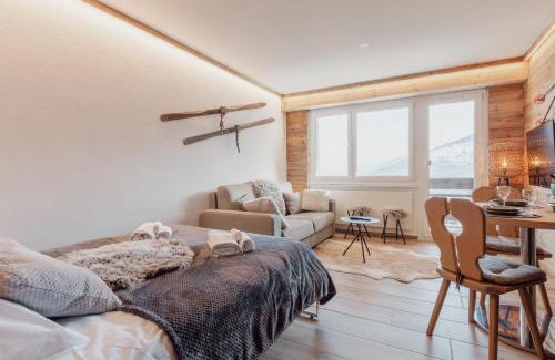 Saint-Pierre-de-Clages Apartment | Charmant studio avec une vue imprenable