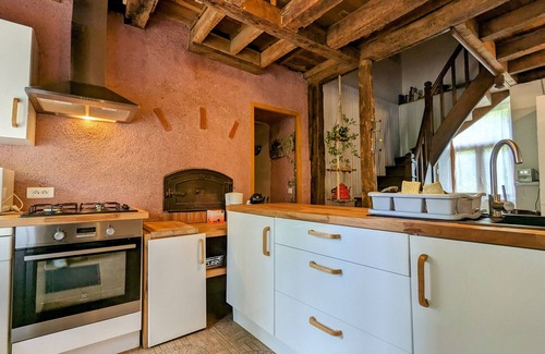 Le Menoux Cottage | Charming Home with Heated Pool, Hot Tub, and Private Garden in Le Menoux