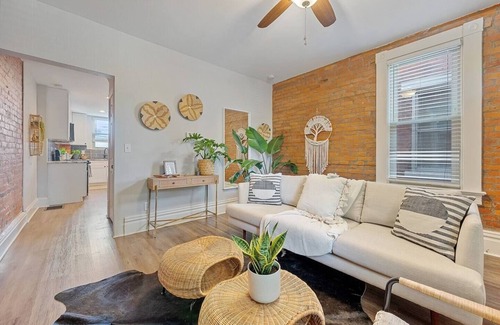 Downtown Columbus House | Chic Columbus Retreat with Reserved Parking