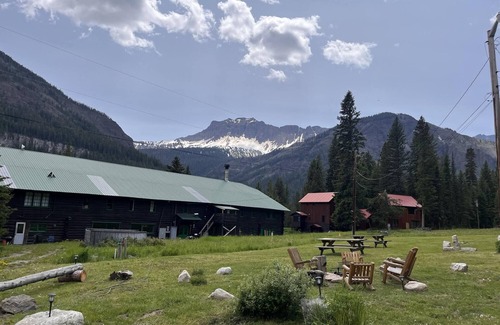 Cooke City-Silver Gate Cabin | Comfy cabin is situated on the Silver Gate property which overlooks 10,000ft tall mountain peaks surrounding the town.