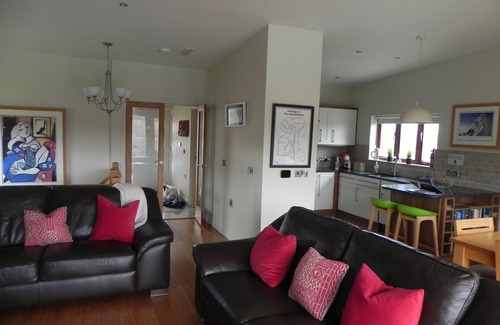 Capernwray House | Contemporary, grass roofed stone house, HotTub, sleeps 6, children, pets welcome