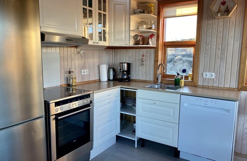 Blaskogabyggd Cottage | Cottage with Glass Bubble and Hot Tub
