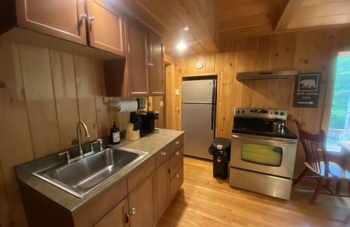 Intervale Cabin | Cozy and Private Cabin on Almost 2 Acres w/Stone Fireplace in White Mountains