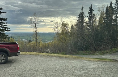 Eagle River House | Cozy Camper in Eagle River with hot tub on deck,WiFi, AC & a breathtaking view.