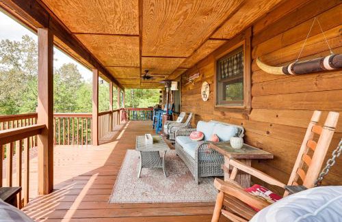 Murphy House | Deck and Mtn Views Sunset Ridge Cabin in Murphy