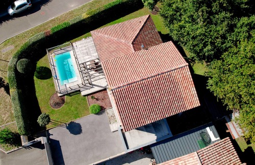 Tosse House | Detached wooden house with swimming pool near Seignosse/Hossegor