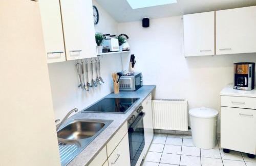Gehlsdorf Apartment | DEUTSCHE VILLA - SUPERIOR APARTMENT- 1 Obergeschoss mit gem Sauna und Garten
