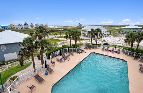 Fort Morgan Condo | Dunes 304 Gulf View Condo with Pool and Hot Tub Access by RedAwning