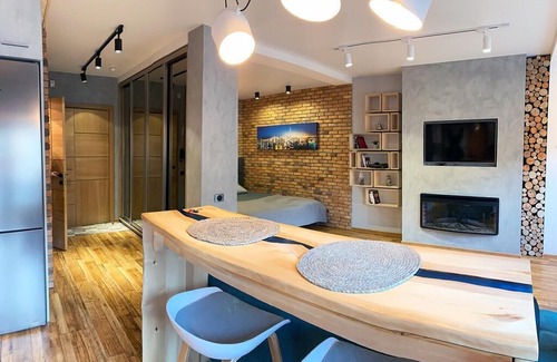Shevchenkivs'kyi District Apartment | Eco-loft studio in Shevchenkivs'kyi district