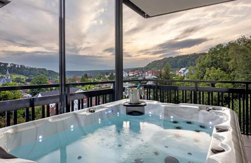 Altenbeken Apartment | Egge Resort 7f mit Whirpool u Sauna