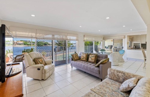 Mermaid Waters House | Expansive waterfront family home w/ Views & Pool