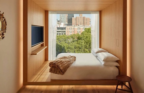 Bowery Hotel | Experience the Heart of NYC: Designer Suites with Amazing Roosevelt Park View