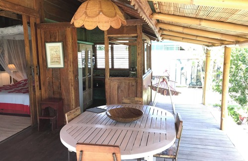 Moorea-Maiao House | FARE TEAK with PALAPA and shared pool