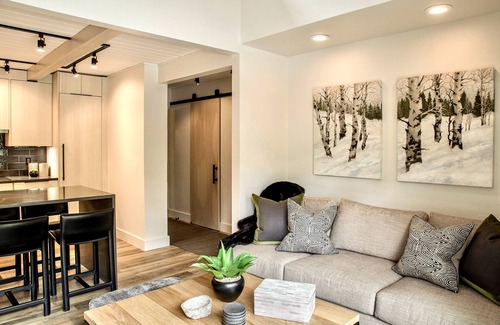Ketchum Condo | Fully Remodeled Modern Condo Steps from Warm Springs Lift
