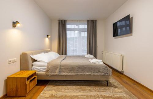 Bukovel Apartment | GARDA - Breakfast included in the price Restaurant Free Parking Mountain view Kitchen in the apartment separate entrance