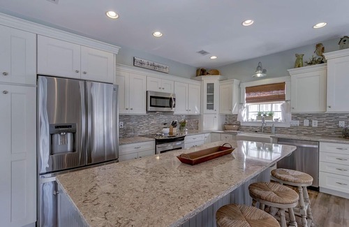 Crystal Shores House | Goes Fast! Features Four Hammocks On Upper Deck with Gulf Views