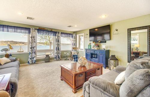 Grove House | Grove Lake House with Boat Dock and Outdoor Spots!