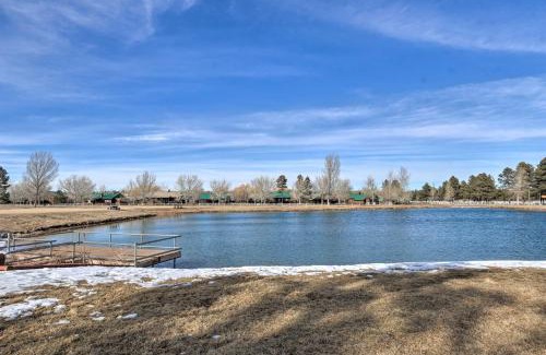 Heber House | Hike, Fish and Enjoy Pond On-Site Bison Ranch Cabin