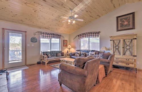 Heber House | Hike, Fish and Enjoy Pond On-Site Bison Ranch Cabin