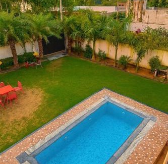 Jaipur District House | Hill View Farm with Pool Jacuzzi