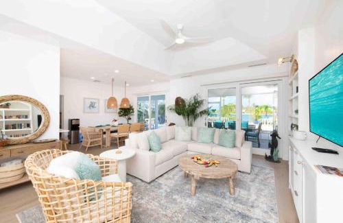 Rum Point Villa | Kailypso - Waterfront Villa with Pool, Renovated Interiors, and Dock on Bio Bay