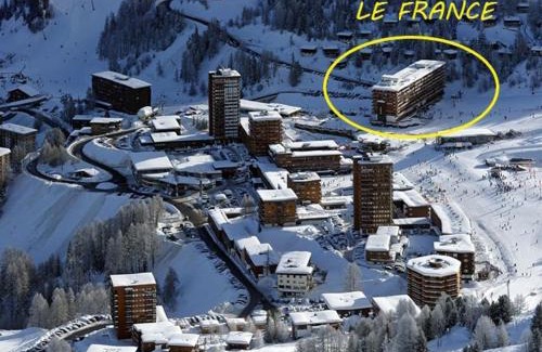 Plagne Centre Apartment | La Plagne Centre Appartement front neige