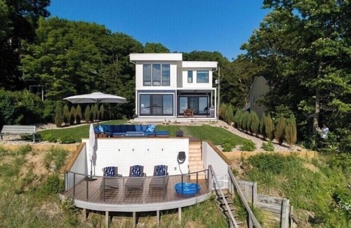 Port Sheldon House | Lake Michigan home with beautiful beach frontage accessible from back yard.