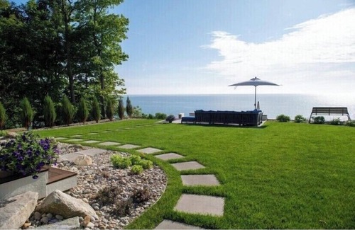 Port Sheldon House | Lake Michigan home with beautiful beach frontage accessible from back yard.